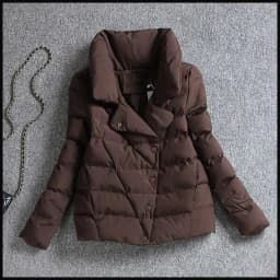 Winter cotton Jacket Women's short 2025 New Korean version Stand collar Thick Coat Fashion Lady Slim Warm Parka Jackets Tops