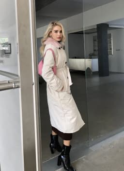 2025 Women Winter Stylish Thick Warm Fur collar Long Parka Runway Designer long Coat Female Overcoat