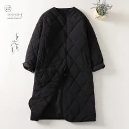 Outlet Store Japanese Style Women's Winter Long Thin Cotton Jacket Quilted Knee-Length Coat Dream Qing Sha Po Retro Loose Fit