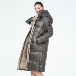 ICEbear 2023 Winter Fashionable Jacket Women's Hooded Warm Parkas Puffer Jackets Hight Quality Female Quilted Coat GWD20155D
