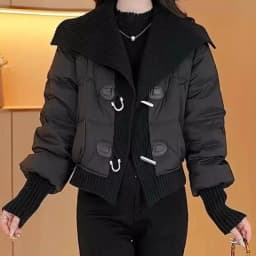 2026 Autumn Winter New Women's Cotton Jackets With Cotton Coat Female Short Loose Cotton Jacket Plush And Thick Insulation Coat