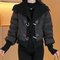 2026 Autumn Winter New Women's Cotton Jackets With Cotton Coat Female Short Loose Cotton Jacket Plush And Thick Insulation Coat