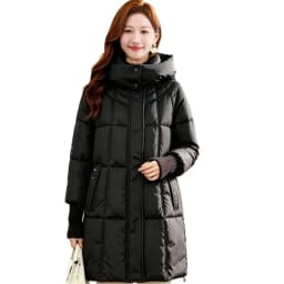 2026 Fashion Down Cotton-padded Jacket Women's Winter Long Parkas Thicken Warm Tops Hooded Coats Female Oversize Loose Outerwear