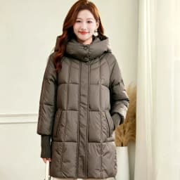 2026 Fashion Down Cotton-padded Jacket Women's Winter Long Parkas Thicken Warm Tops Hooded Coats Female Oversize Loose Outerwear