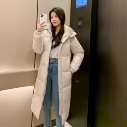 2026 New Women Cotton Padded Jacket Hooded Outwear Women Winter Warm Thick Cotton Coat Korean Loose Long Parkas Coat