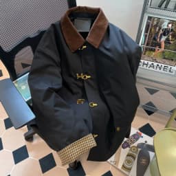 Y2k Long Sleeve Thicked Warm Jacket Tops Fashion Vintage Corduroy Cotton Coat Women Spring and Autumn New Lapel Neck Jackets