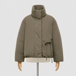 Stand Collar Padded Jacket Women's Casual Long Sleeve Loose Fitting Warm Coats 2026 Autumn Winter Female Outerwear