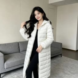 Hooded Women's Autumn Winter Coats Quilted Padded Cotton Fill Solid Color Pockets Windproof Warm Parkas Loose Fit Outer Garment