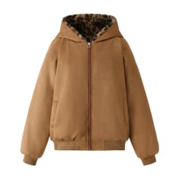Winter Women Parkas Suede Leopard Print Cotton Padded Jacket New Thick Warm Hooded Cotton Clothes Female Outerwear Student Coat