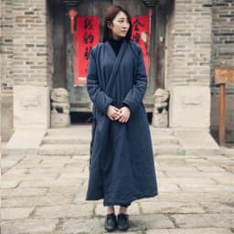 Johnature Women Cotton Coats Vintage 2025 Winter New Cotton Linen Parkas Thicken 4 Colour Loose Warm Clothes Robes Casual Coats