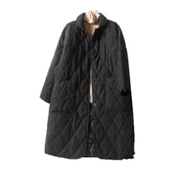 plus Size Women's Cotton Jacket Diamond Patterned Warm Mid-Length Versatile Cotton Coat for Autumn Winter Commute