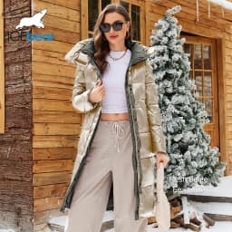 ICEbear 2024 Winter Fashionable Jacket Women's Hooded Warm Parkas Puffer Jackets Hight Quality Female Quilted Coat GWD20155D
