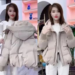Autumn Winter Women Warm Thicken Parka Coat 2025 New Women Loose Hooded Down Cotton Padded Jacket Korean Loose Women Cotton Coat