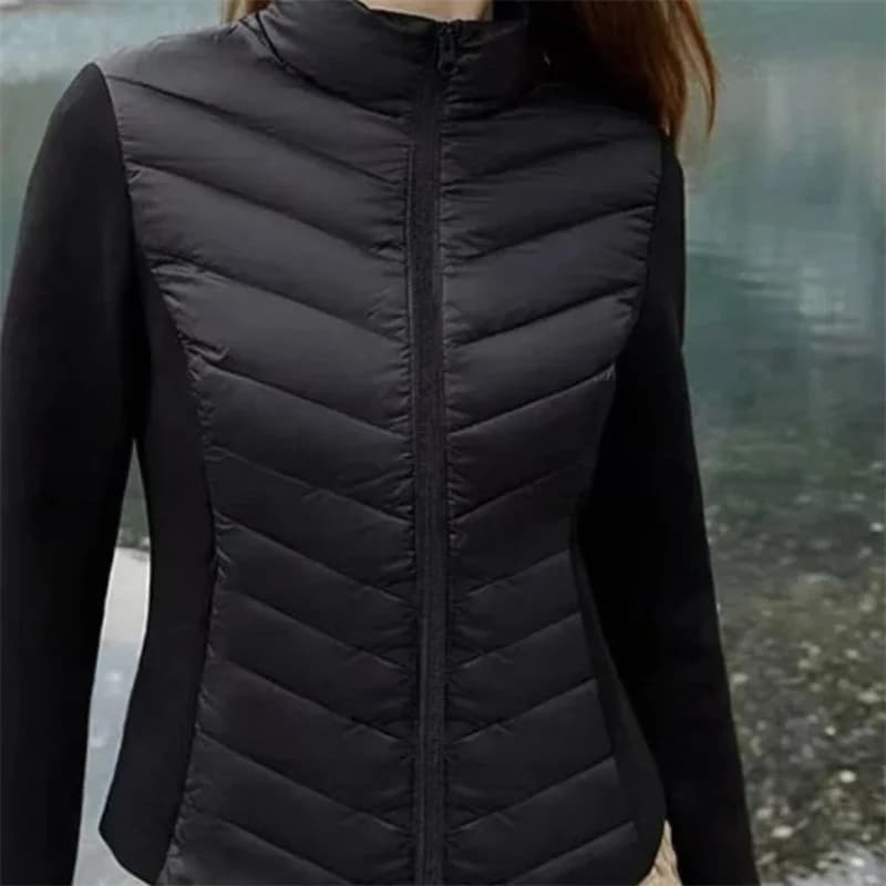 2026 New Women Light and Thin Down Cotton Coat Windproof Warm Autumn Winter Cotton Jacket Thin Design Outdoor Sports Jacket
