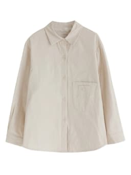 Lightweight Warm Cotton Shirt Women's Autumn Winter Casual Anti-Aging Color Jacket Outerwear Button up Long Sleeve ...