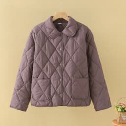 Stylish Lightweight Cotton Jacket for Women Warm Flap Collar Loose Fit Autumn Winter Coat Comfortable Breathable Female Outer...