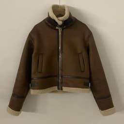 Women's Chic Retro Suede Biker Jacket Loose Fashionable Cotton Top Leather Fur Integrated Stylish Trendy Korean Version