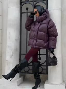 Women Winter Hooded Quilted Jacket Single Breasted Puffer Full Sleeve Padded Cotton Coats Lady Warm Daily Commute Outwear
