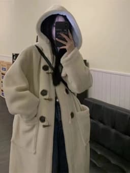 Lamb Velvet Jacket Women Loose Korean Style Student Girl Faux Fur Integrated Medium Length Button Cotton Clothes
