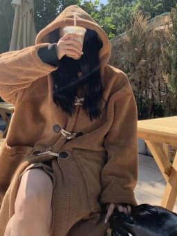 Lamb Velvet Jacket Women Loose Korean Style Student Girl Faux Fur Integrated Medium Length Button Cotton Clothes