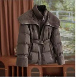 Women's Short Coat 2026 Autumn Winter New Fashion Temperament Down Cotton Lamb Wool Jacket Female Warm Casual Slimming Jackets