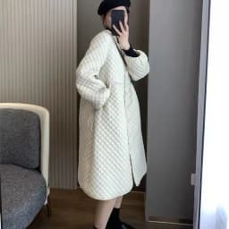 Retro Loose And Lightweight Cotton Dress Mid Length Coat Fashionable Women's Warm Down Cotton Jacket Jacket With Cotton Clip