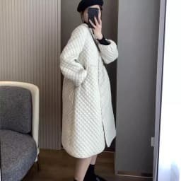Retro Loose And Lightweight Cotton Dress Mid Length Coat Fashionable Women's Warm Down Cotton Jacket Jacket With Cotton Clip