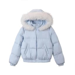 2026 Autumn Winter Women Sweet Hooded Cotton Padded Jacket Korean Cute Loose Warm Casual Daily Outwear Puffer Coat Tops