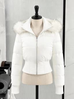 2026 Winter Y2K American Vintage Women Parkas Faux Fur Collar Korean Warm Cotton‑padded Casual Outerwear Jacket Tops