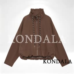 KONDALA Women Casual Chic Stand-Collar Jacket Red Street Sports Style Jacket 2026 Fall Winter Trendy Loose Zip-up Padding Jacket