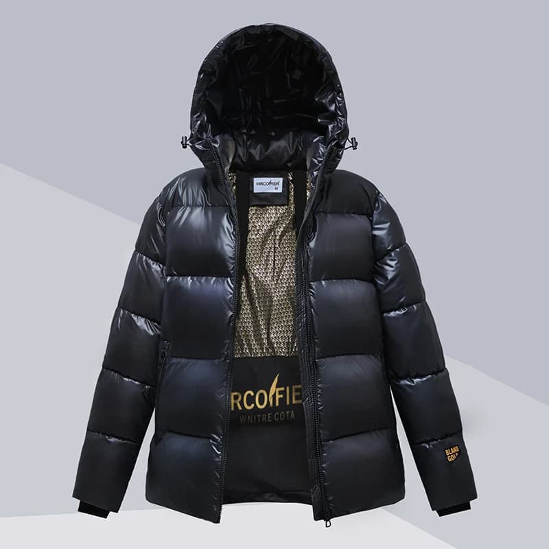 Fashionable Short down Cotton Jacket 2024 Winter New Style Men Women Couple Loose Fit Warm Thickened Long Sleeve Zipper Coat