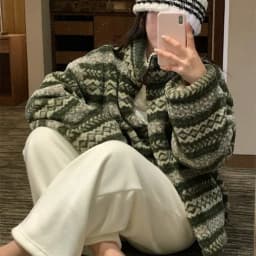 Korean Style Winter Cotton Jacket Women's Warm Fleece Double-Sided Wear Collision Color Outerwear Trendy Girls' Clothing