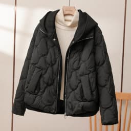 2025 New Winter Jacket Women Warm Parkas Female Fake Two-piece Long Sleeve Casual Cotton Padded Jacket Hooded Outwear Ladies