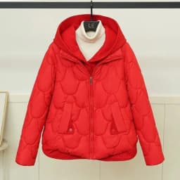 2025 New Winter Jacket Women Warm Parkas Female Fake Two-piece Long Sleeve Casual Cotton Padded Jacket Hooded Outwear Ladies