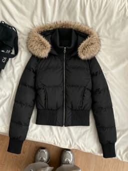 Korean Fashion Cotton padded Jacket Harajuku Casual Outerwear Tops Women Faux Fur Collar Parkas Coats Y2K American Vintage Daily