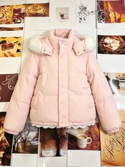 2026 Y2K American Vintage Women Cotton padded Parkas Jacket Winter Faux Fur Collar Korean Style Warm Casual Outer Coats Tops