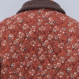 Women's Autumn Winter Cotton-padded Coat NEW Female Single row buckle Floral Jacket Retro Short Leisure Woolen collar Overcoat
