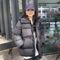 Women's Jacket 2026 New Winter Parkas Female Down Cotton Overcoat Hooded Casual Thick Warm Padded Short Coat Ladies Outwear Tops