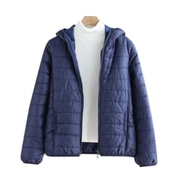 Women's Cotton-padded Light Coat 2025 Autumn Winter New Female Down Cotton Korean Short Jacket Hooded Loose Outcoat For Students