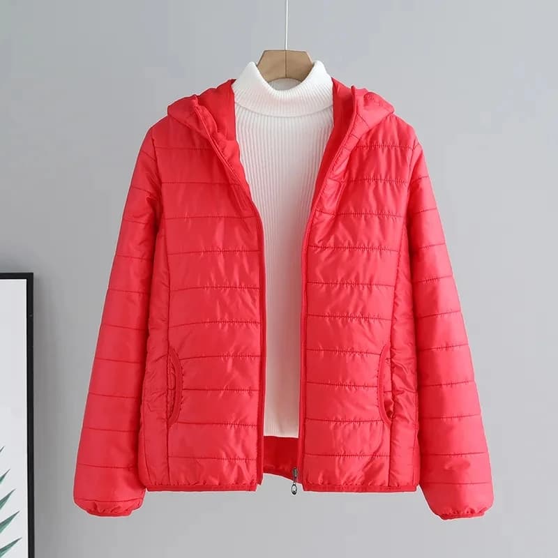 Women's Cotton-padded Light Coat 2025 Autumn Winter New Female Down Cotton Korean Short Jacket Hooded Loose Outcoat For Students