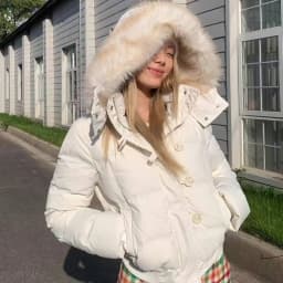 American Vintage Parkas Women Retro Subculture Faux Fur Jackets Oversized Warm Long Sleeve Outerwear Harajuku Casual Streetwear
