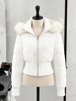 Winter Warm Cotton‑padded Parka 2026 Y2K American Vintage Women Faux Fur Collar Korean Casual Outer Coats Tops