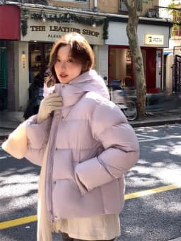 Y2K Vintage 2026 Korean Fashion Women Faux Fur Collar Hooded Jackets Winter Warm Cotton Padded Parka Casual Outerwear Coat