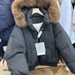 Women Y2K Vintage Parka 2026 Korean Fashion Faux Fur Collar Winter Coat Warm Cotton Padded Jacket Outwear For Street
