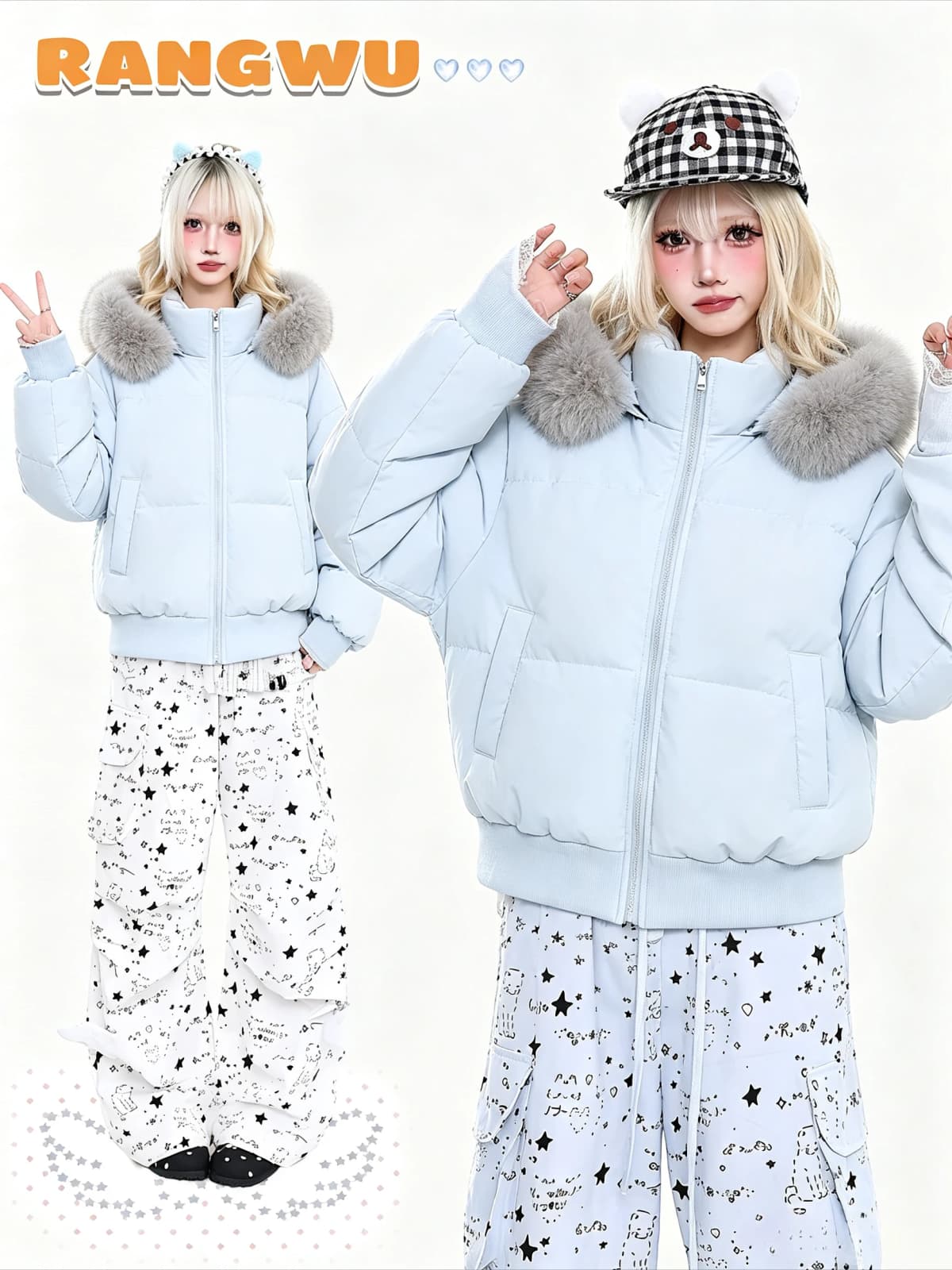 Women Y2K Vintage Parka 2026 Korean Fashion Faux Fur Collar Winter Coat Warm Cotton Padded Jacket Outwear For Street