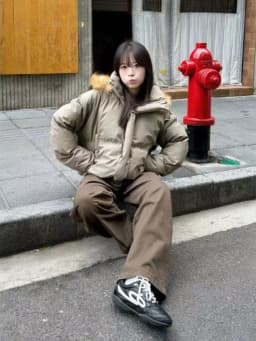 2026 Women Winter Faux Fur Collar Turtleneck Coat Korean Style Warm Cotton Padded Jacket Y2K Vintage Casual Parka Outerwear