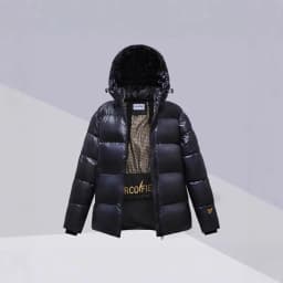 Women's Short Thickened Winter down Cotton Jacket Black Gold Anti-Cold Large Size Couple's Fashionable Korean Style Coat
