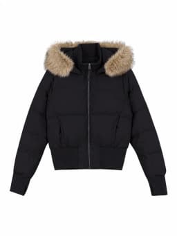 Korean Fashion Women Faux Fur Collar Parkas Coats Y2K American Vintage Cotton‑padded Jacket Harajuku Casual Outerwear Tops