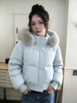 Y2K Korean Vintage Women Winter Coat 2026 Faux Fur Collar Warm Cotton Padded Parka Casual Jacket Outerwear For Travel
