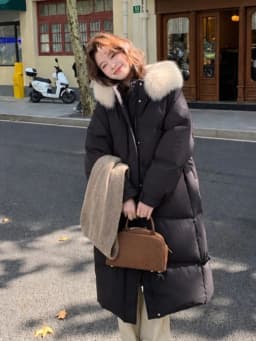 Women Long Cotton Padded Parkas Faux Fur Collar Jacket 2026 Winter Vintage Y2K Korean Style Warm Overcoat Casual Outerwear
